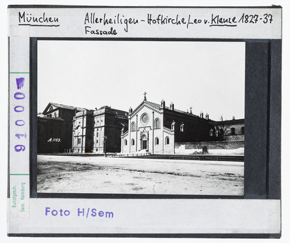 Vorschaubild München: Allerheiligen-Hofkirche, Fassade. Leo von Klenze 